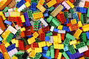 An assortment of NovaBrix building blocks