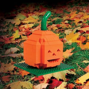 NovaBrix Ace Hardware Pumpkin on a Halloween background