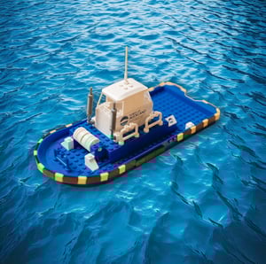 NovaBrix Ports of Auckland tugboat