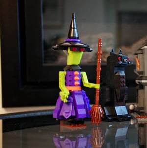 NovaBrix Ace Hardware Witch with a broomstick